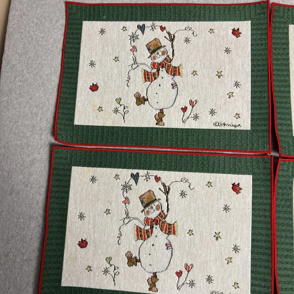 Winter Placemats-Set of 14-Susan Winget 